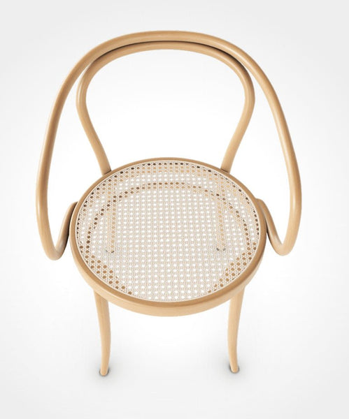 August Thonet 30 Bentwood Chair by Ton Natural Beech Cane Seat