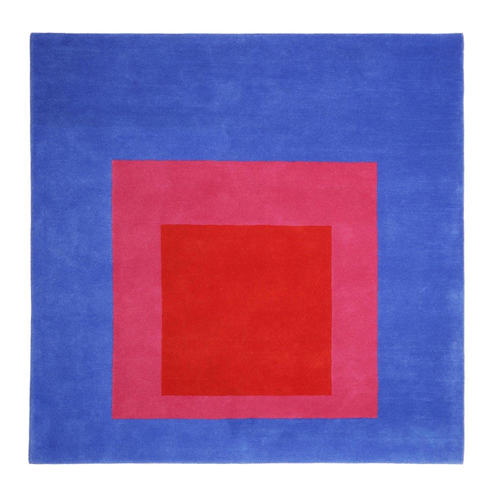 BAUHAUS Josef Albers MOCA限定セラミックプラッター Homage Full 1962 (Blue / Red) by Josef Albers | Bauhaus 2 Your House