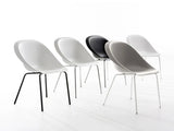 Hoop Side Chair with Metal Base by Karim Rashid - Bauhaus 2 Your House