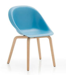 Hoop Side Chair with Wood Base by Karim Rashid - Bauhaus 2 Your House