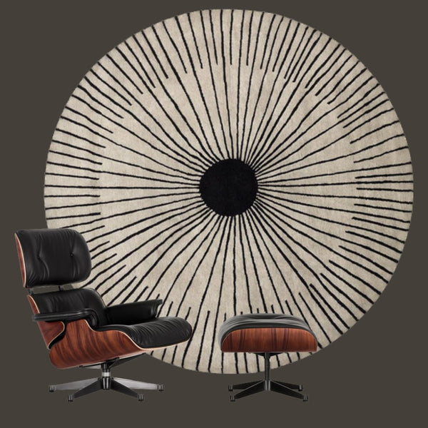 VP Rays Greige Carpet by Verner Panton | Bauhaus 2 Your House