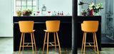 Calla M PP Stool with Arms by Midj - Bauhaus 2 Your House