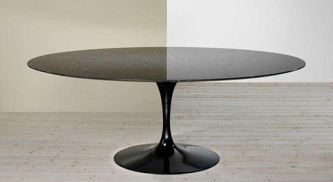 Eero Saarinen Dining Tulip Table Oval Marble Eero Saarinen Tulip