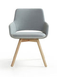 Jima Chair with Wood Base by Artifort - Bauhaus 2 Your House