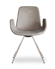 Step Armchair Upholstered with Steel Base 904.22 by Tonon - Bauhaus 2 Your House