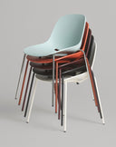 Beso Circulo 4 Leg Side Chair / Plastic Seat / Stackable by Artifort - Bauhaus 2 Your House