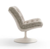 Fuzzy chair on a white background