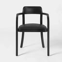 Black chair on a white background