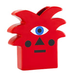 Oggian Red Palm Vase by Qeeboo