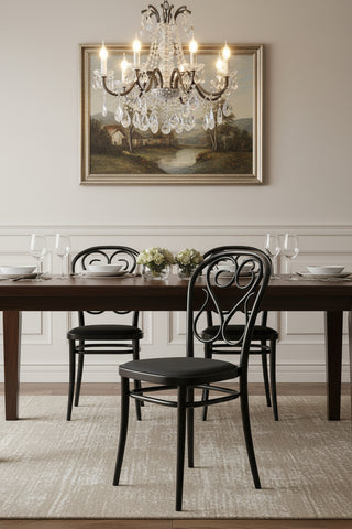 August Thonet No. 4 Bentwood Chair (Upholstered) by Ton | B2H August Thonet No. 4 Bentwood Chair (Upholstered) by Ton | B2H