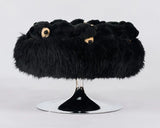 Black Bear Pouf by AP Collection - Bauhaus 2 Your House