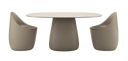 Cobble Dining Table with HPL Top by Qeeboo - Bauhaus 2 Your House