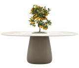 Cobble Dining Table with Stoneware Top by Qeeboo - Bauhaus 2 Your House