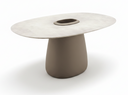 Cobble Dining Table with Stoneware Top by Qeeboo - Bauhaus 2 Your House