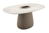 Cobble Dining Table with Stoneware Top by Qeeboo - Bauhaus 2 Your House