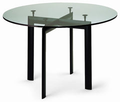 Contemporary Glass Top Table Inspired by Le Corbusier - Bauhaus 2 Your House