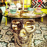 Mexico Stool and Side Table Metal Finish by Qeeboo - Bauhaus 2 Your House