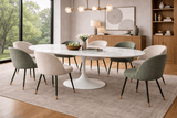 Eero Saarinen Tulip Table - Oval Dining 54 x 96 Inch - Bauhaus 2 Your House