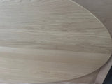 Eero Saarinen Tulip Table - Oval Natural Oak 38 x 78 Inch - Clearance - Bauhaus 2 Your House