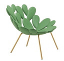 Filicudi Armchair Brass by Qeeboo - Bauhaus 2 Your House