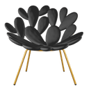 Filicudi Armchair Brass by Qeeboo - Bauhaus 2 Your House