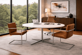 Florence Knoll 63" Round Table Desk - Bauhaus 2 Your House