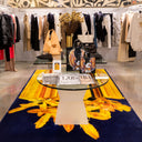 Glitch Yellow Rectangular Carpet by Qeeboo - Bauhaus 2 Your House