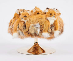 Golden Fox Pouf by AP Collection - Bauhaus 2 Your House