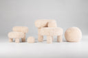 Gropius Spheric Ottoman Fluffy Edition by Noom - Bauhaus 2 Your House