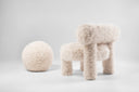 Gropius Spheric Ottoman Fluffy Edition by Noom - Bauhaus 2 Your House
