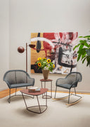 Guapa DNB M CU Low Backrest Rocking Chair by Midj - Bauhaus 2 Your House