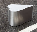 Heart SST Side Table - Brushed Stainless Steel by Oitoproducts - Bauhaus 2 Your House