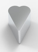 Heart SST Side Table - Brushed Stainless Steel by Oitoproducts - Bauhaus 2 Your House