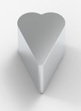 Heart SST Side Table - Brushed Stainless Steel by Oitoproducts - Bauhaus 2 Your House