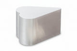 Heart SST Side Table - Brushed Stainless Steel by Oitoproducts - Bauhaus 2 Your House