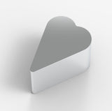 Heart SST Side Table - Brushed Stainless Steel by Oitoproducts - Bauhaus 2 Your House