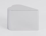 Heart SST Side Table - Brushed Stainless Steel by Oitoproducts - Bauhaus 2 Your House