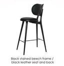 High Stool with Backrest by Mater - Bauhaus 2 Your House