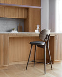 High Stool with Backrest by Mater - Bauhaus 2 Your House