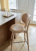 High Stool with Backrest by Mater - Bauhaus 2 Your House