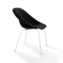 Hoop Side Chair / Metal Base / Upholstered Seat by Karim Rashid - Bauhaus 2 Your House