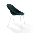 Hoop Side Chair / Metal Base / Upholstered Seat by Karim Rashid - Bauhaus 2 Your House
