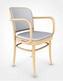 Josef Hoffmann No. 811 Bentwood Armchair by Ton - Upholstered Seat and Back - Bauhaus 2 Your House