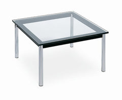 Le Corbusier LC10 Square 27" Glass Top Coffee Table - Bauhaus 2 Your House