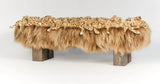 Leo Dark Wood Bench by AP Collection - Bauhaus 2 Your House