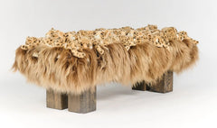 Leo Dark Wood Bench by AP Collection - Bauhaus 2 Your House