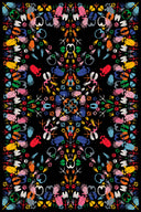 Let's Dance Animal Traces Dark Rectangular Carpet by Qeeboo - Bauhaus 2 Your House