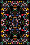 Let's Dance Animal Traces Dark Rectangular Carpet by Qeeboo - Bauhaus 2 Your House