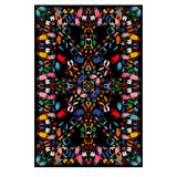 Let's Dance Animal Traces Dark Rectangular Carpet by Qeeboo - Bauhaus 2 Your House