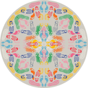 Let's Dance Human Traces Light Round Carpet by Qeeboo - Bauhaus 2 Your House
